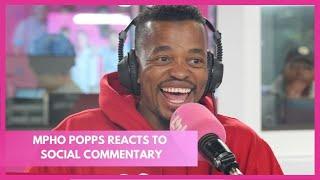 Funny man Mpho Popps reacts to social commentary