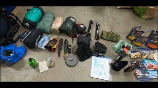 Gear Loadout - 3 Day, Overnight Backpacking Trip