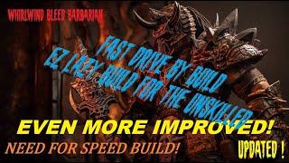 Diablo 4 Season 4 Whirlwind Bleed Barb (WW) - BUILT FOR SPEED - EZ Lazy Drive By Build