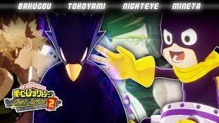 TOKOYAMI AND MINETA GAMEPLAY!!! My Hero Academia: One's Justice 2