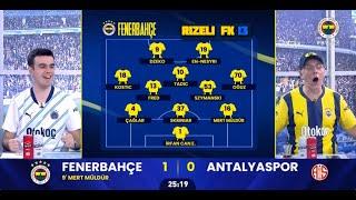 Fenerbahçe 3-0 Antalyaspor - FB TV GOL ANLARI - 2 Mart 2025