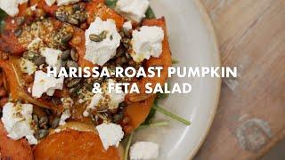 Harissa-Roast Pumpkin & Feta Salad from Real Life Recipes