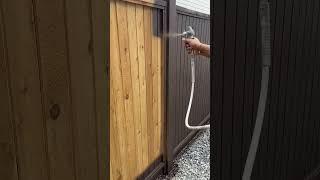 How to paint an outdoor fence