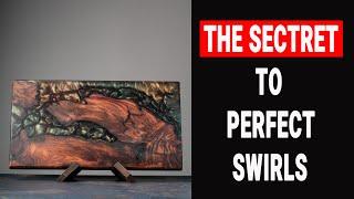 The secret to perfect swirls in epoxy. You can't believe how easy it is!