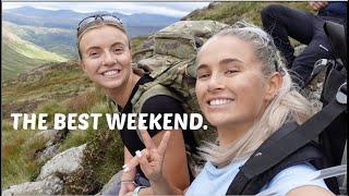 CAMPING VLOG️️!!! SLEEPING ON THE SIDE OF THE MOUNTAIN | GYMSHARK AD | MOLLYMAE