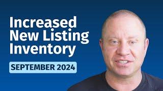 Increased New Listing Inventory  - September 2024