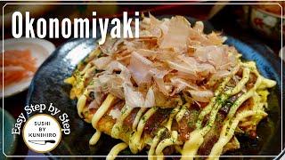 How to make delicious Okonomiyaki (Japanese savory pancake) step-by-step guide