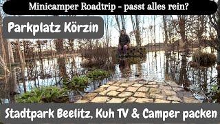 #139 Minicamper Roadtrip • passt alles rein • Gummistiefel vergessen • Kuh TV & Parkplatztipp Körzin