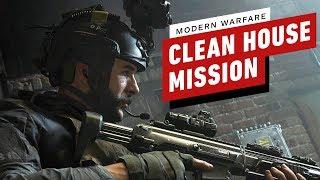 Call of Duty: Modern Warfare "Clean House" Mission Gameplay (4K 60FPS)