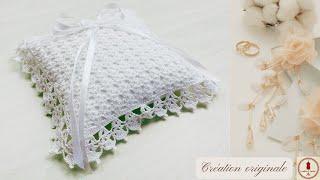 COUSSIN MARIAGE ALLIANCES  au crochet