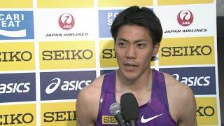 【セイコーゴールデングランプリ陸上2016川崎】男子100m　2位山縣亮太選手インタビュー