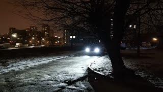 Шкода Октавия ставим яркие LED лампы на главный свет   D3S.