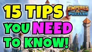 15 Empires and Puzzles Tips / Life Hacks to help you get better fast