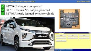 Sửa lỗi B1760 Coding not completed - Coding Etacs Mitsubishi Xpander