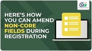 How to edit GST non core fields