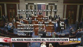 US House passes funding bill to avoid shutdown