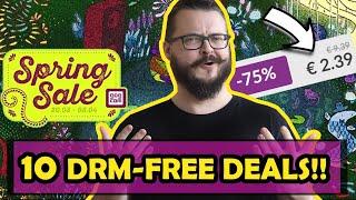 GOG Spring Sale 2023! 10 Great Discounted DRM-Free GAMES!