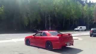 Nissan Skyline R34 GTT Exhaust sound Drift