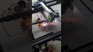 With a cnc plasma cutter, you can... #yeswelder #welding #weld #welder #plasmacnc