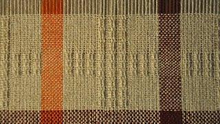 Weaving Orange and Burgundy