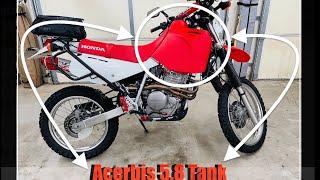 Acerbis 5.8 Gallon Gas Tank Full Install for Xr650l Ultimate Build