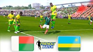 MADAGASCAR vs RWANDA FULL MATCH  INTERNATIONAL FRIENDLY MATCH 2024  FOOTBALL GAMEPLAY PES 2021