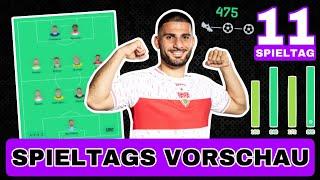 SO GEWINNST DU den 11. SPIELTAG | SPIELTAGS-VORSCHAU | Kickbase