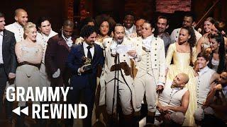 Lin-Manuel Miranda Raps His GRAMMY Acceptance Speech For 'Hamilton' | GRAMMY Rewind