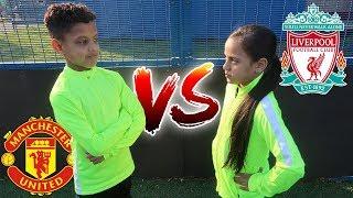 FOOTBALL PENALTY SHOOTOUT CHALLENGE | TASH BALLER VS MY SISTER!!