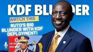  Ruto's Shocking KDF Deployment Blunder Amid Gen Z's Fiery Finance Bill Protest Exposed! 