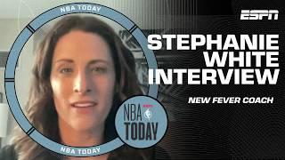 Stephanie White told me she's 'very excited' to coach Caitlin Clark & the Indiana Fever | NBA Today