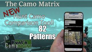 Introducing the Camo Matrix Online Tool for Selecting Hunting Camo Patterns with over 80 Patterns