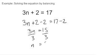 Grade 8 Math - Lesson 8.5: Solving Equations