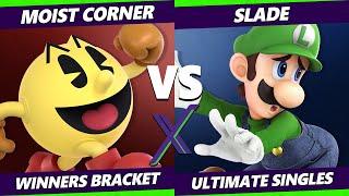 S@X 420 Winners Bracket - Moist Corner (Pac-Man) Vs. Slade (Luigi) Smash Ultimate - SSBU