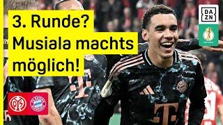 Hattrick! Musiala zerlegt 05er alleine: Mainz 05- FC Bayern München | DFB Pokal | DAZN Highlights