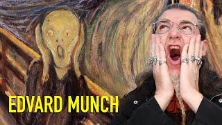 ANGUSTIOSA y ATORMENTADA VIDA de EDWARD MUNCH. El pintor de EL GRITO.