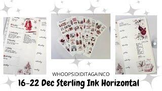 Sterling ink N1 Plan with me 16-22 Dec 2024