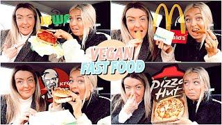 Trying VEGAN Fast Food!! McDonald’s, Subway, KFC & Pizza Hut!