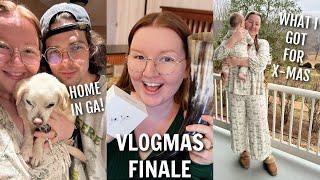 VLOGMAS FINALE | what i got for christmas 2024, holiday fun & home in GA!