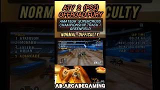 ATV Offroad Fury 2: Greenfield Track 1 - Amateur Supercross Championship Gameplay (PS2)