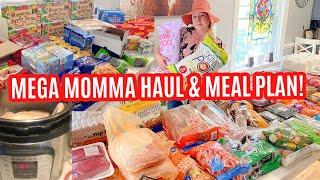 *NEW* LARGE FAMILY ONCE A MONTH GROCERY HAUL FOR JULY + 4-WEEK ELECTRIC PRESSURE COOKER MEAL PLAN 