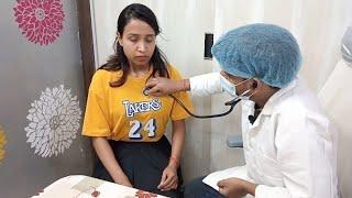 Girl injection video back hip |Double side buttock injection video