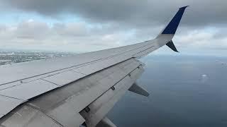 United Airlines Boeing 737-800 Landing in Ft. Lauderdale