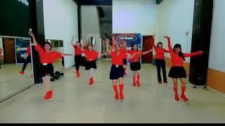 Let Your Love flow- Line Dance || Choreo  : Marla Jolanda Maramis || Demo : Momsky Dance Lovers