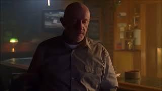 Breaking bad Mike punches walter in the face scene