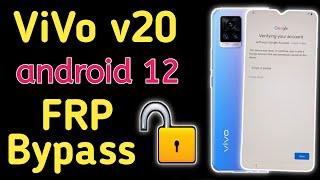 Vivo v20 Frp Bypass 2023 | Vivo V20 Google Account Unlock | v20 Frp Unlock New Method 2023