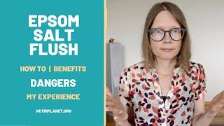 Epsom Salt Flush Testimony | How to Use MgSO4 as a Laxative | Dangers