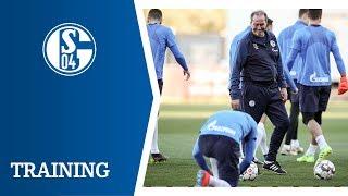 Training des FC Schalke 04 in Sevilla