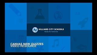 Canvas New Quizzes