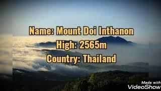 Top 5  the highest mountain in Southeast Asia